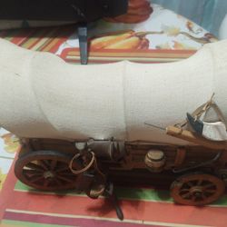 Antique covered wagon