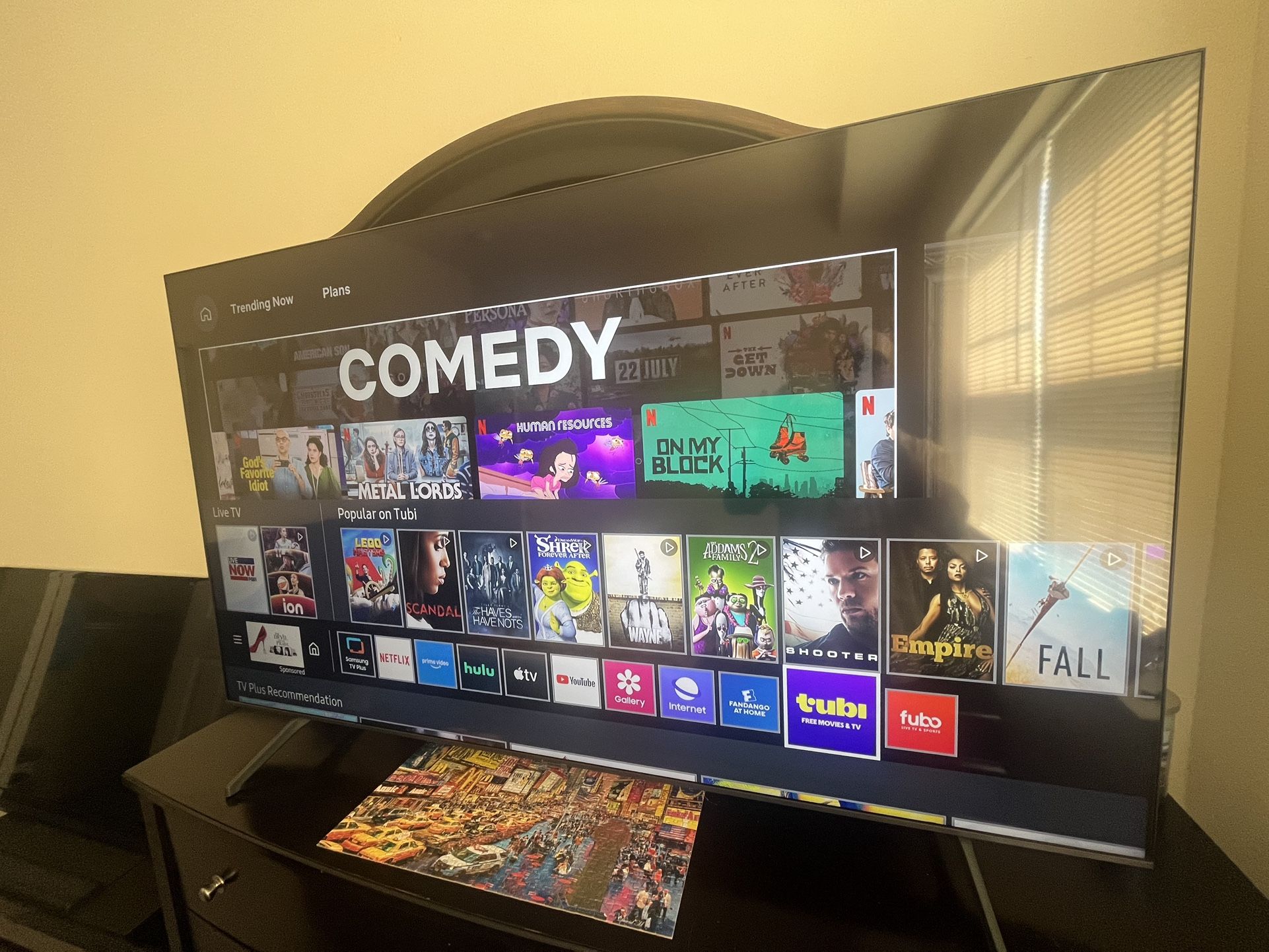 65 inch Samsung crystal UHD 4K smart television
