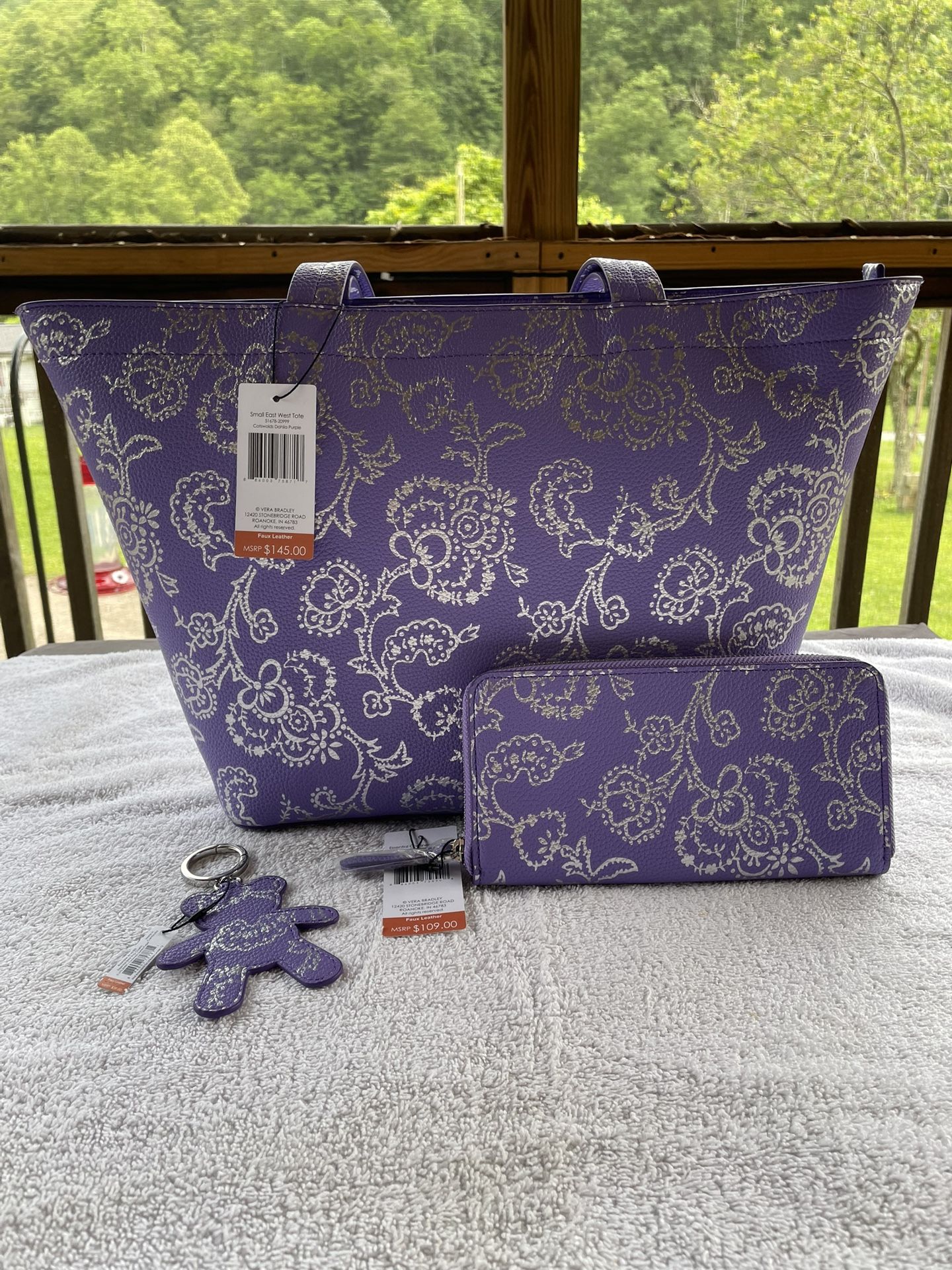 Vera bradley Faux Leather Tote Bundle