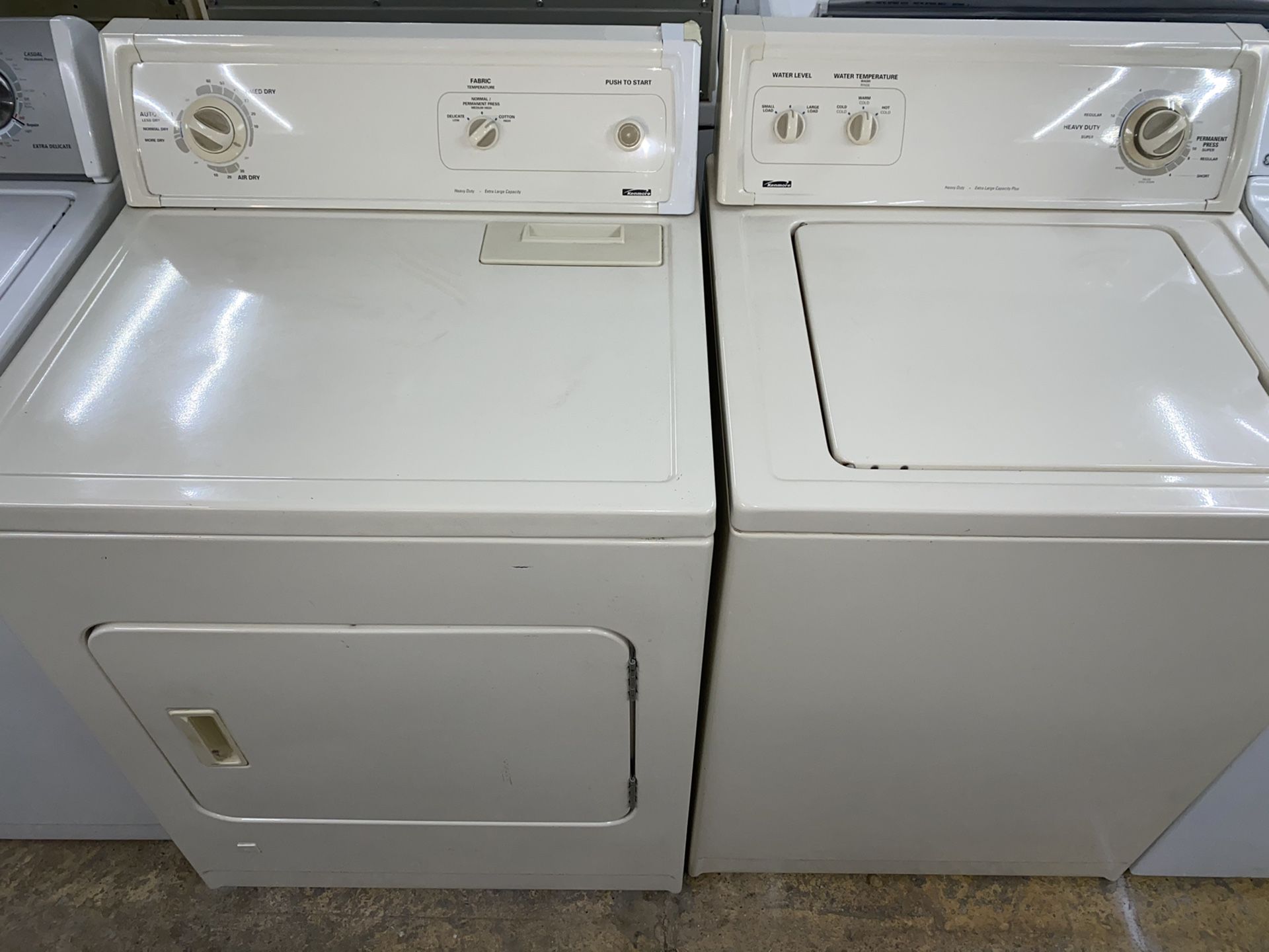 Kenmore set washer and dryer gas we delivery