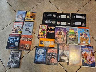 DvDs and Vhs