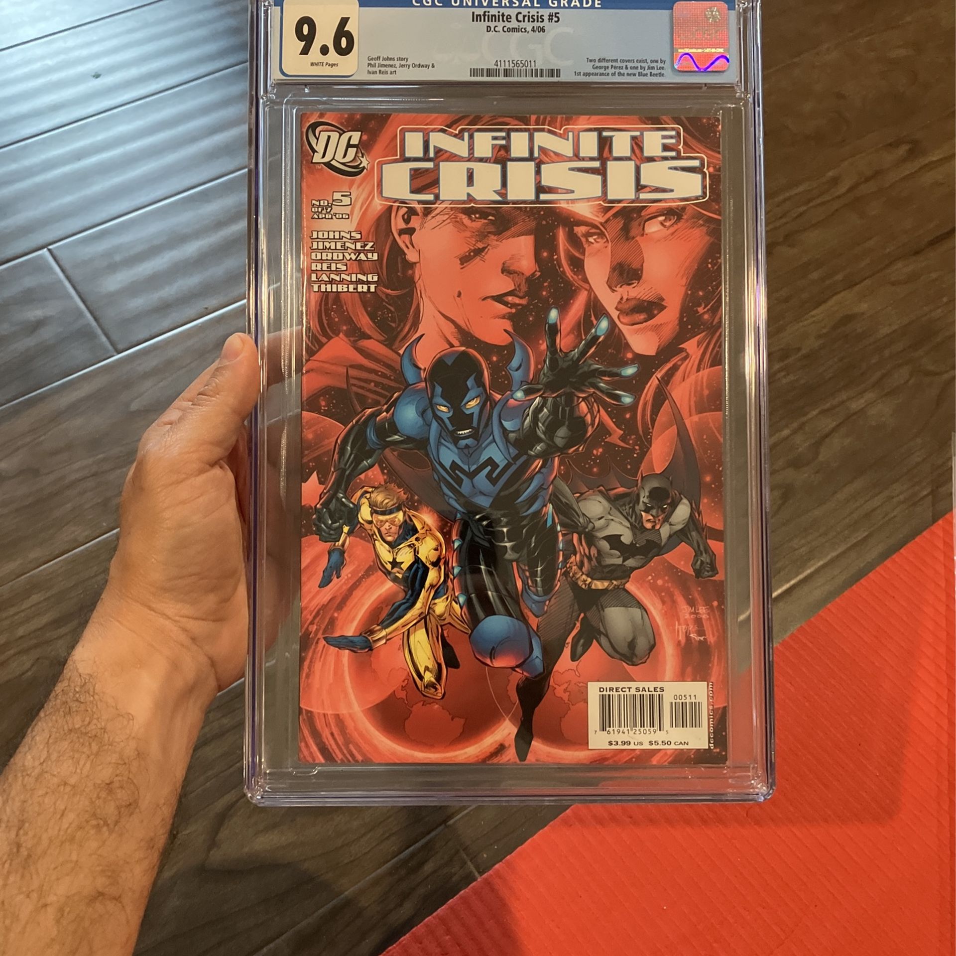 Infinite Crisis #5 CGC 9.6 1st New Blue Beetle