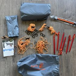 Rain Fly Bundle Tarp Camping Cover Hammock 