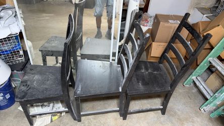 Free wooden chairs