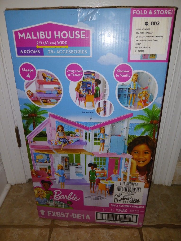 BARBIE Malibu House (Brand New Unopened)