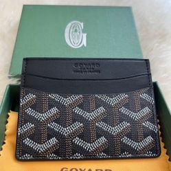 Black Goyard Card Holder