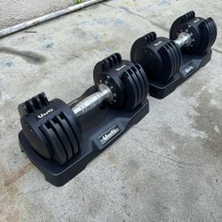 Adjustable Weights (Dumbbells) Like New!
