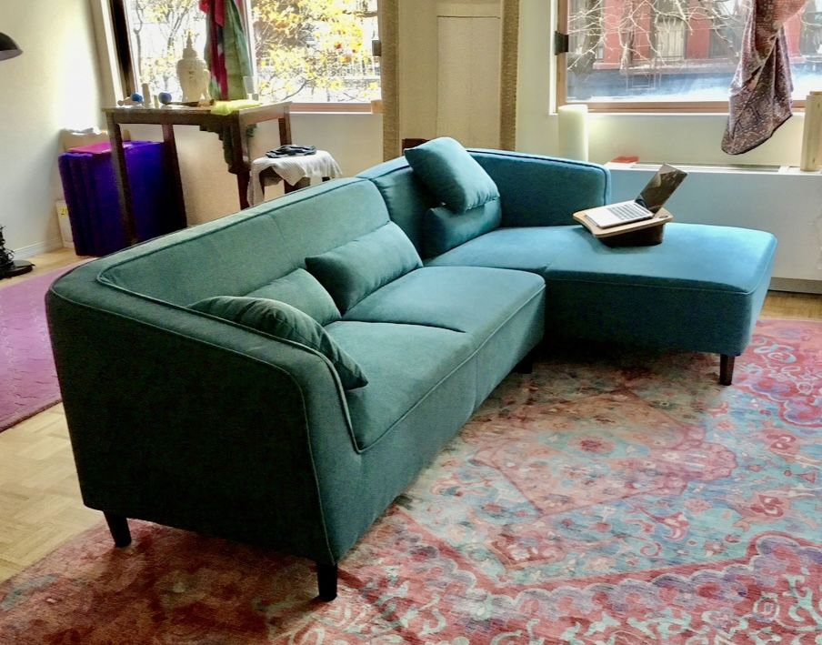 Turquoise Sectional Couch