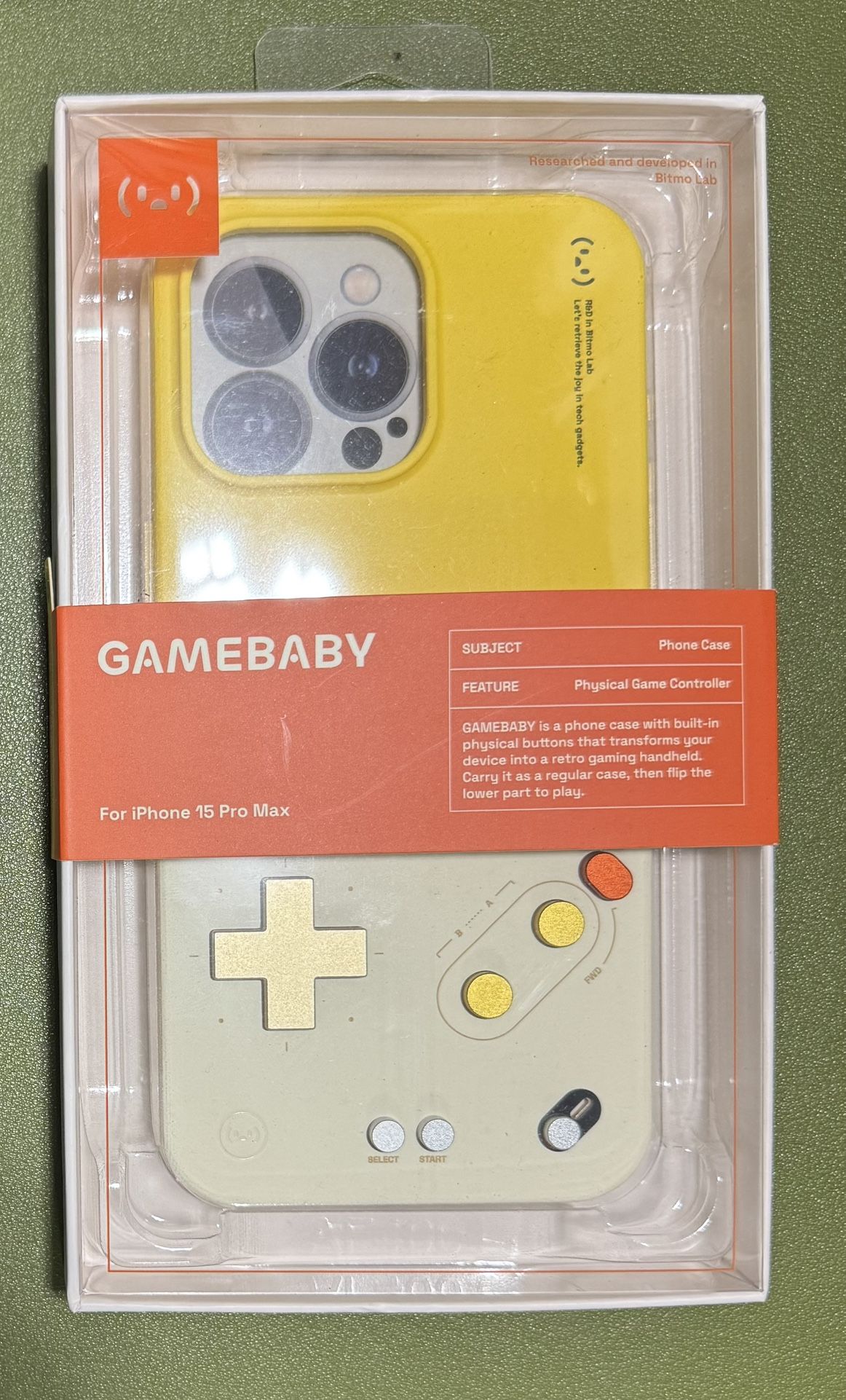 GameBaby iPhone 15 Pro Max Case
