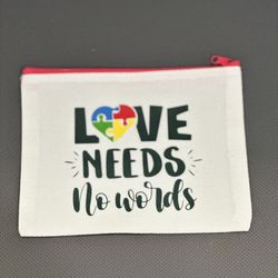 Cosmetic Makeup Bag Autism Awareness 