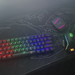Gaming Keyboard, Mouse And Leadjoy