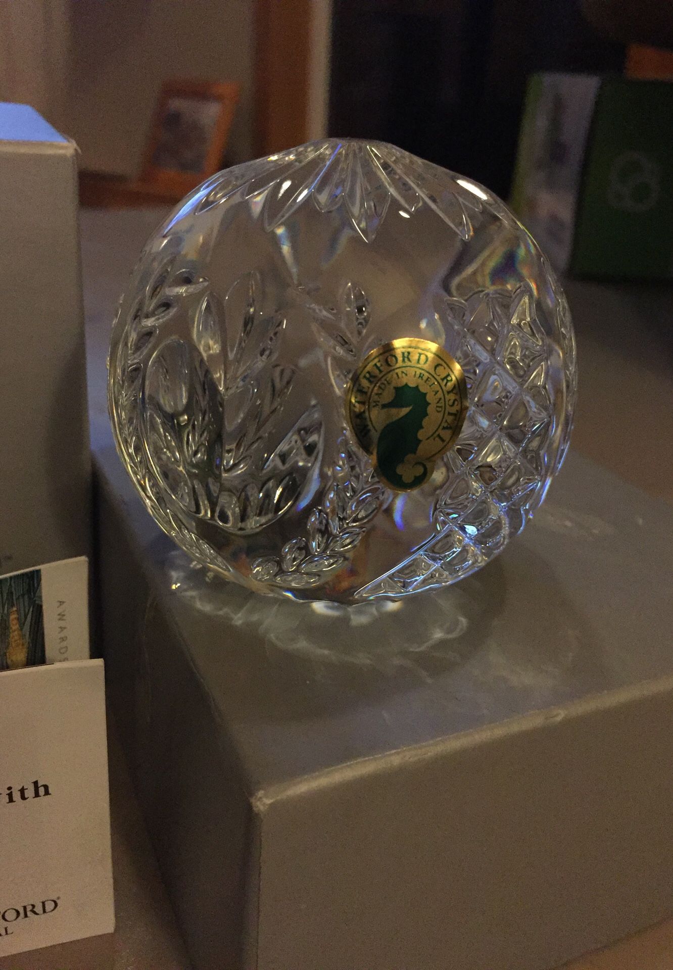 Waterford Crystal Hope of Abundance paperweight
