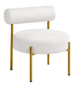 Yaheetech Boucle Accent Chair