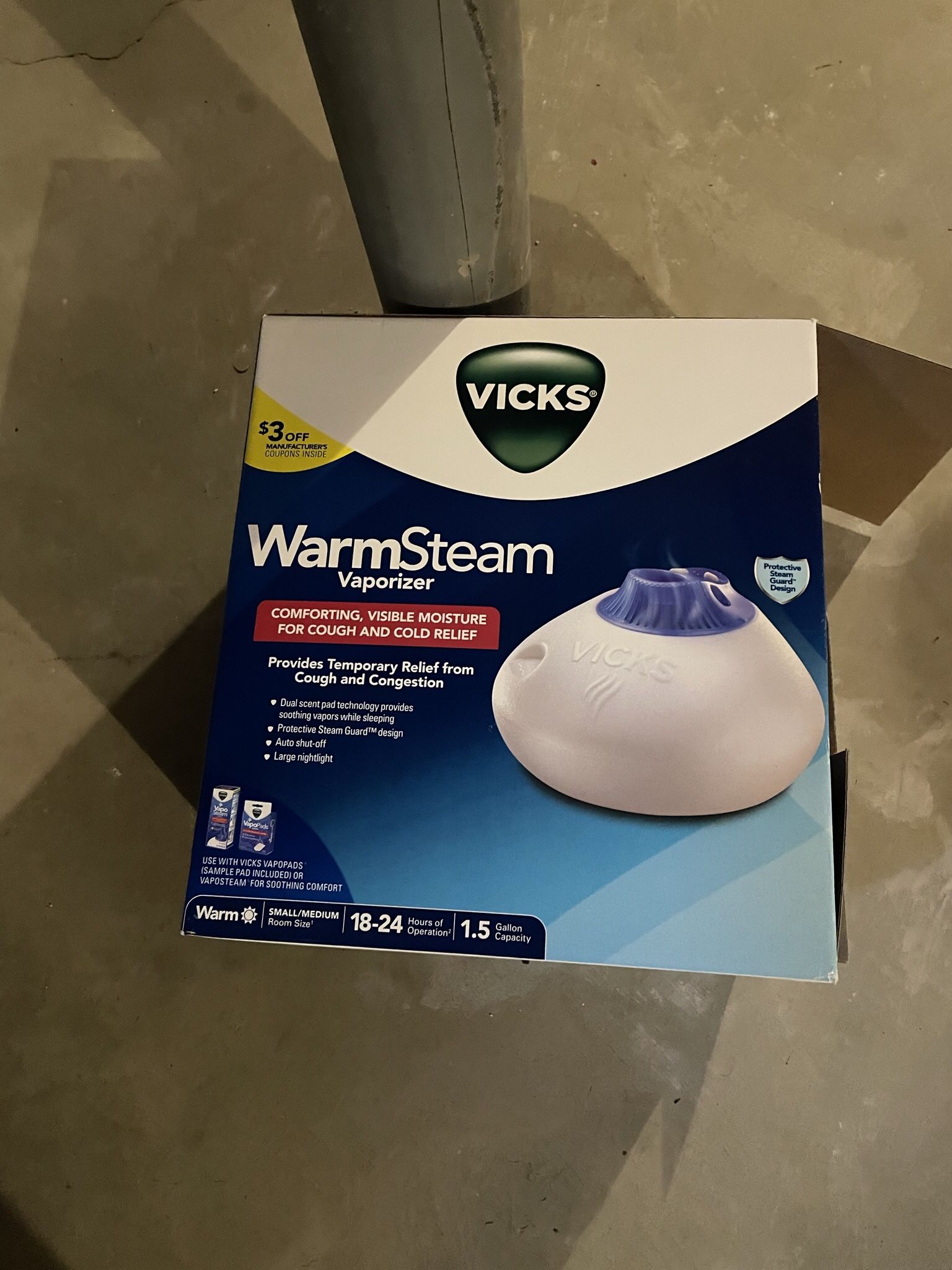 Vicks warm steam Vaporizer