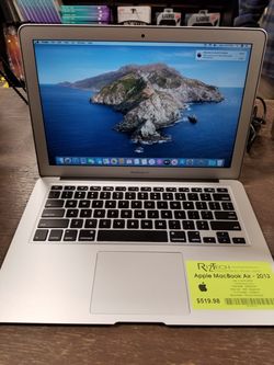 2013 Apple MacBook 13.3" i5 8GB RAM 128GB SSD Webcam WiFi Bluetooth macOS Catalina @Riztechmedina