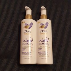 $6 EACH (5 Available) Dove Body Love Night Recovery Body Wash With Retinol Serum 17.5oz