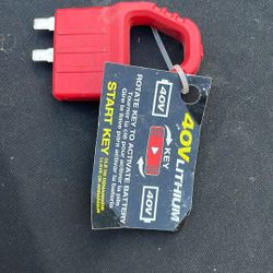 40V Lithium Ryobi Key