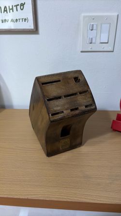 Brown Knife Block