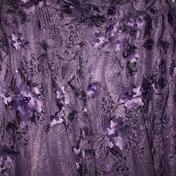 Quincenera Purple Dress