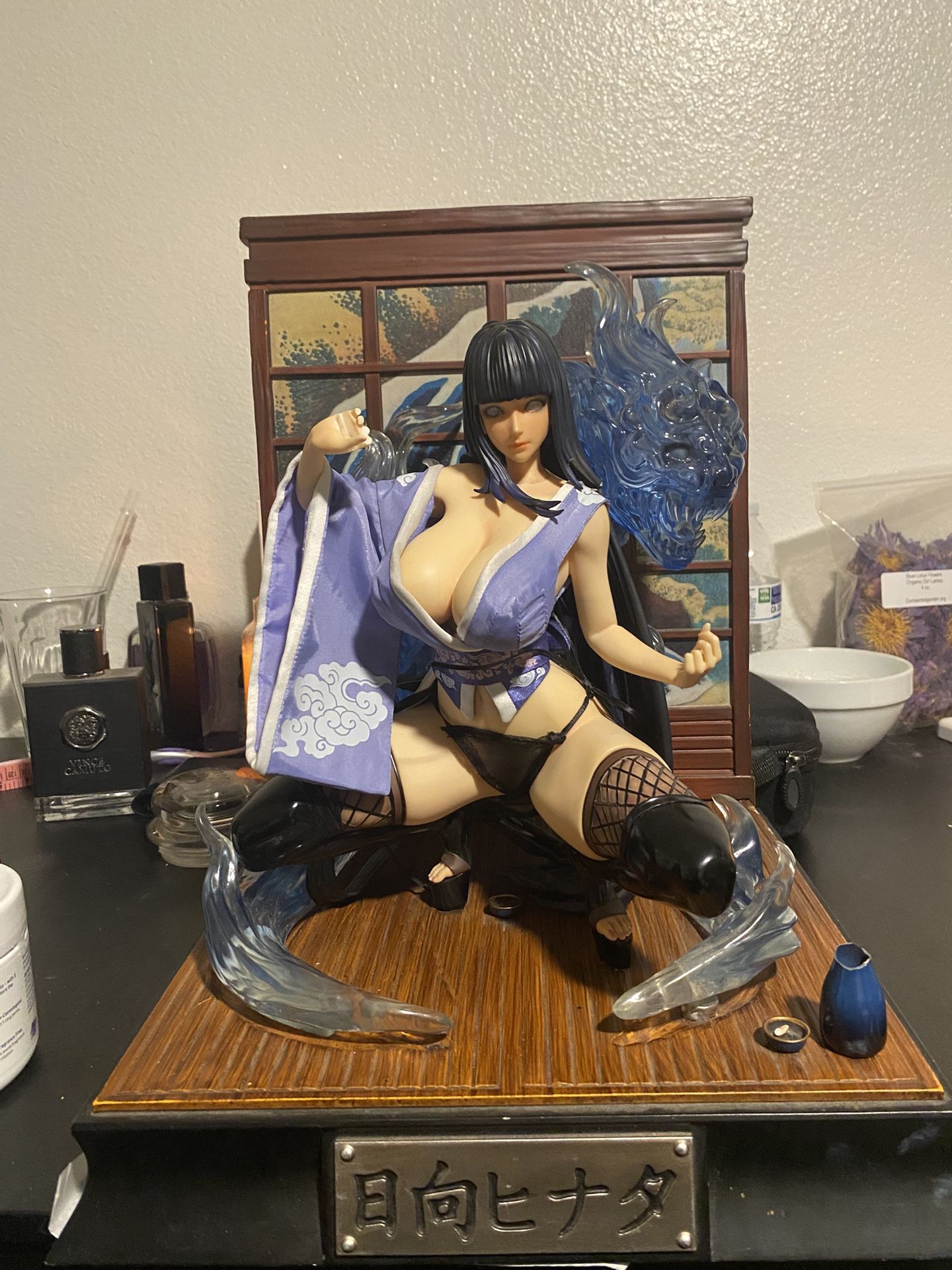 Chaos Studio Hyuga Hinata Naruto Gk Resin Statue Figure Cast Off Not Recast
