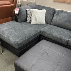 Sectional With Ottoman 