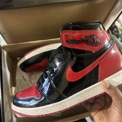 Jordan 1 High Patent Red