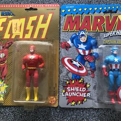 The Flash And Captain America By ToyBiz