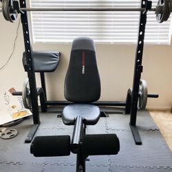 Weider Pro Bench Press With 165lbs Weights