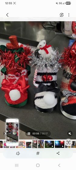 Boot Decoration For Christmas ..