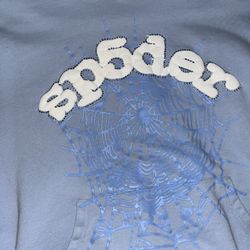 Baby Blue Sp5der Hoodie R3p