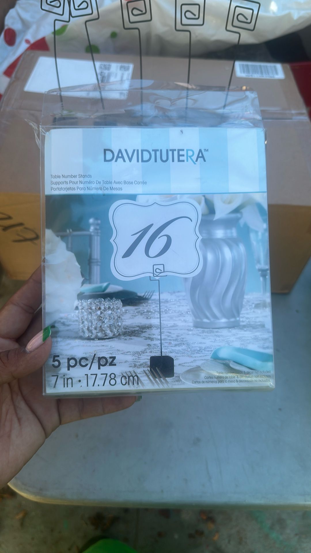Table Number Holders