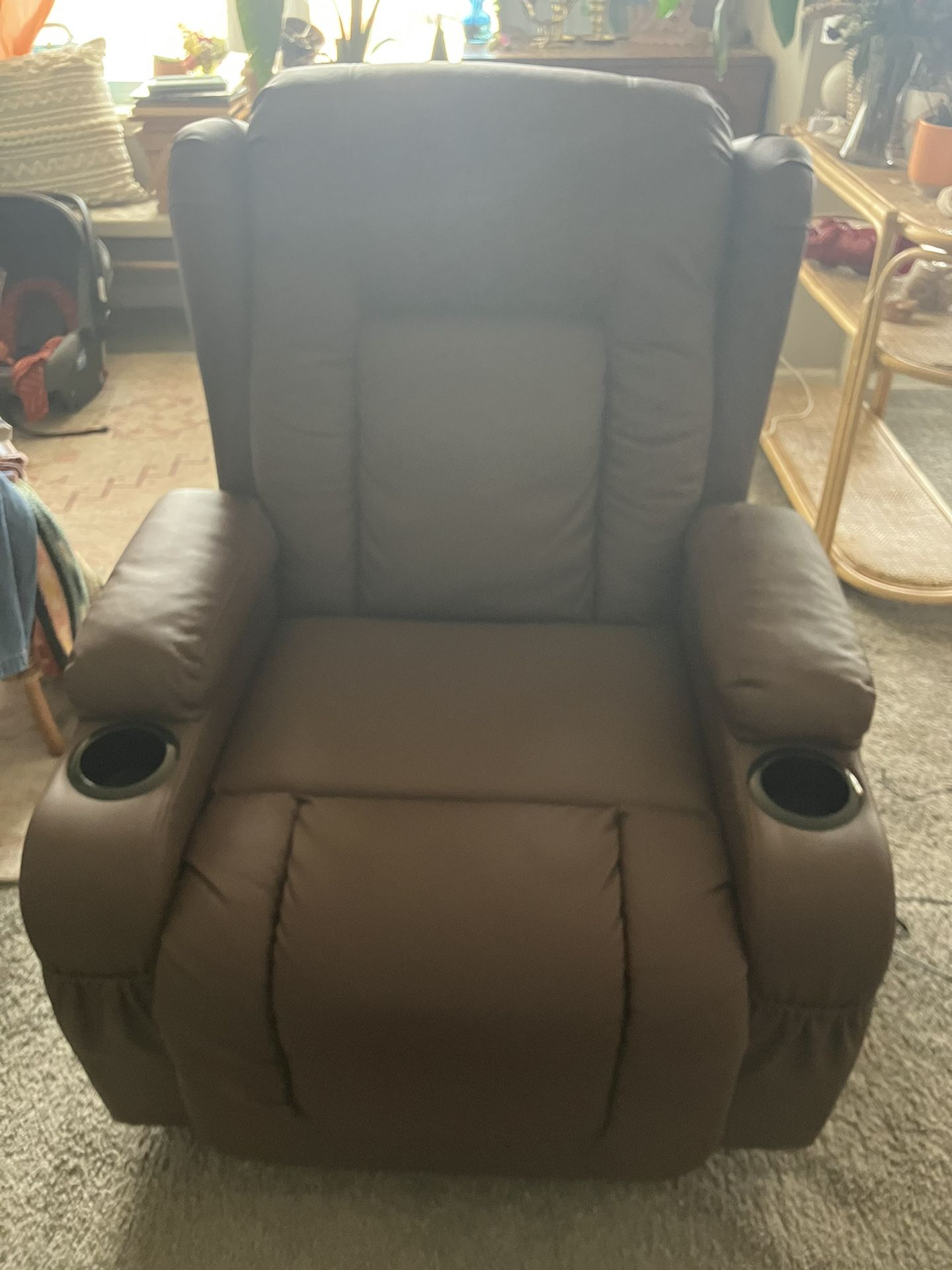 Electric Lifting Recliner With Heat And Massage Functions