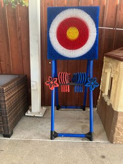 Lawn Darts Target Set with Stand