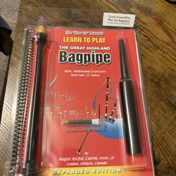 Bagpipe book And Mouth Piece