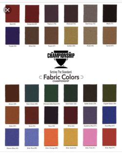 Pool table supplies and refelt