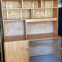 Desk With Attached Hutch