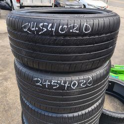 Pair 245/40/20 Michelin Primacy Tour