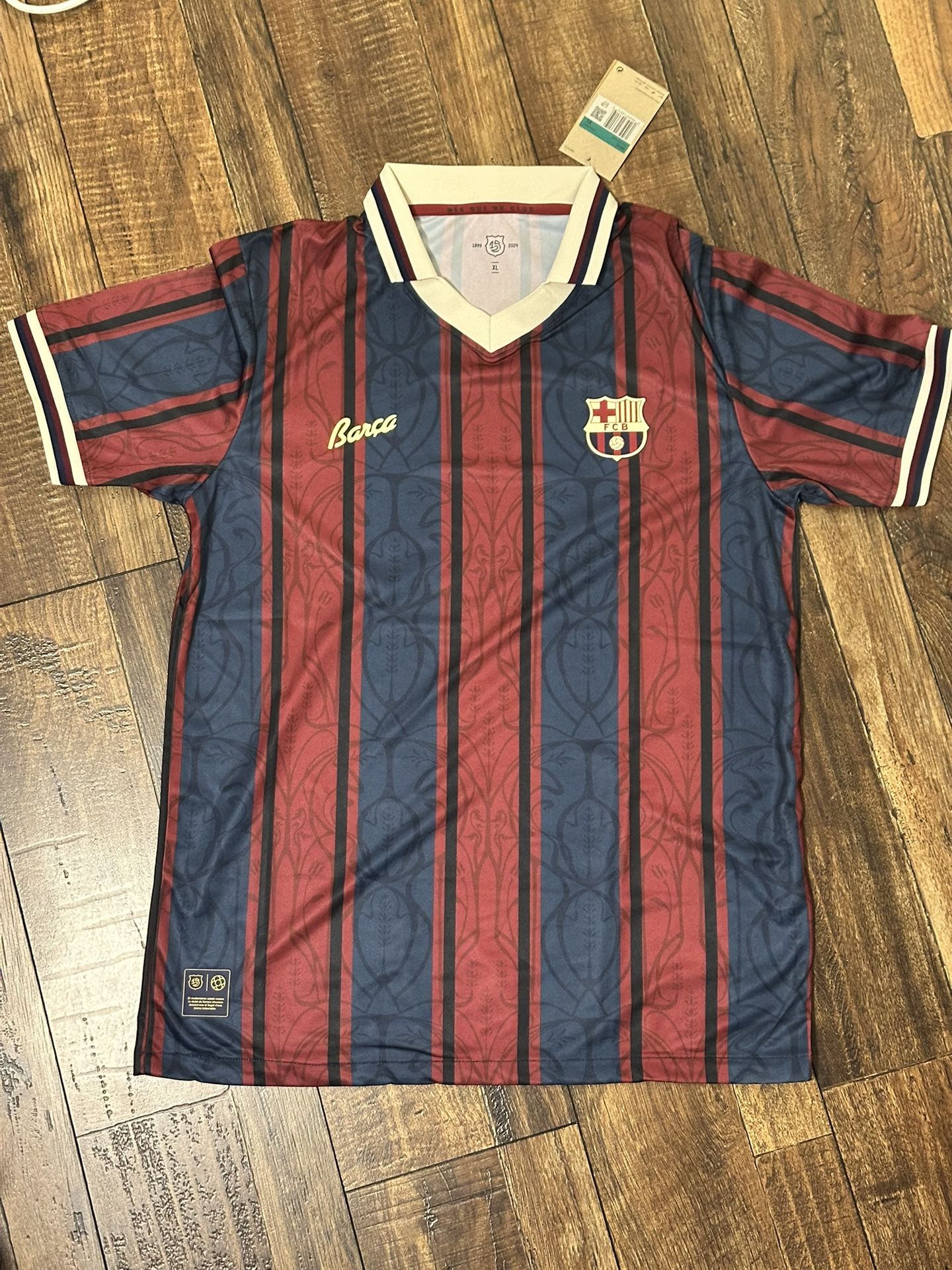 Fc Barcelona 125th Anniversary Modernist Polo XL