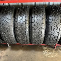 Four Used Tires 265/70/17