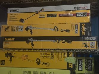 Dewalt String Trimmer, Weed Wacker, Edger 20-60v New And Used