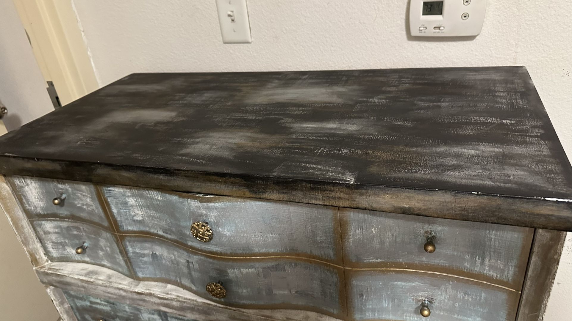 Antique Refurbished distressed dresser