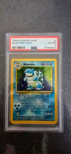 Blastoise base set Pokemon TCG psa 6