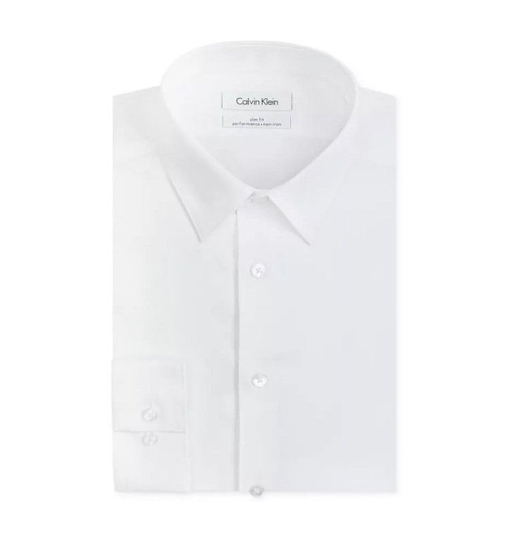 Slim Fit Calvin Klein Wrinkle Free Dress Shirt (NWT)