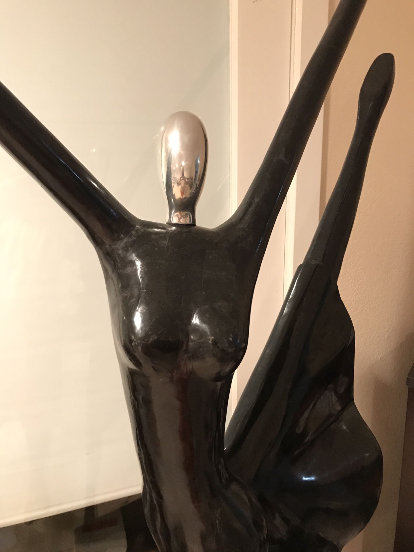 Ballerina Sculpture/Statue Art (78” height)