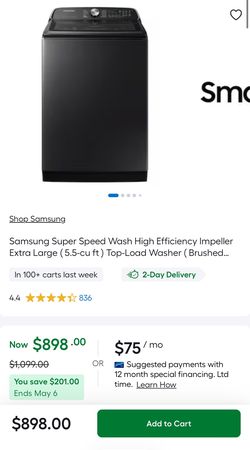 Samsung Washer & GE Dryer