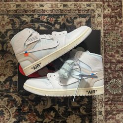 Jordan 1 Retro High Virgil Abloh Archive Alaska Size 11.5
