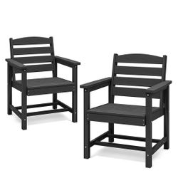 Serwall HDPE Outdoor Armchair, Set Of Two