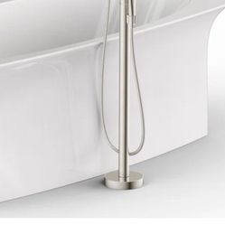 Puravida Single Handle Floor Mounted Tub Faucet Trim Sh58 chrome  
