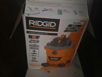 RIDGID 12-Gallon Wet/Dry Shop Vac – Like New – $65 OBO
