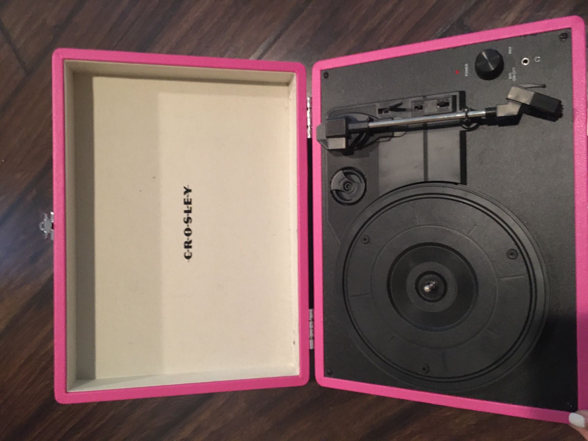 Crosley Pink Record Player